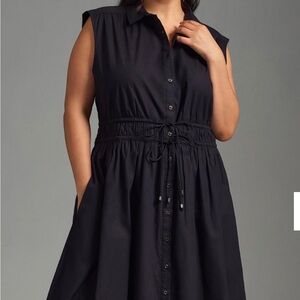 Maeve Anthropologie sleeveless maxi dress with waist tie detail XL